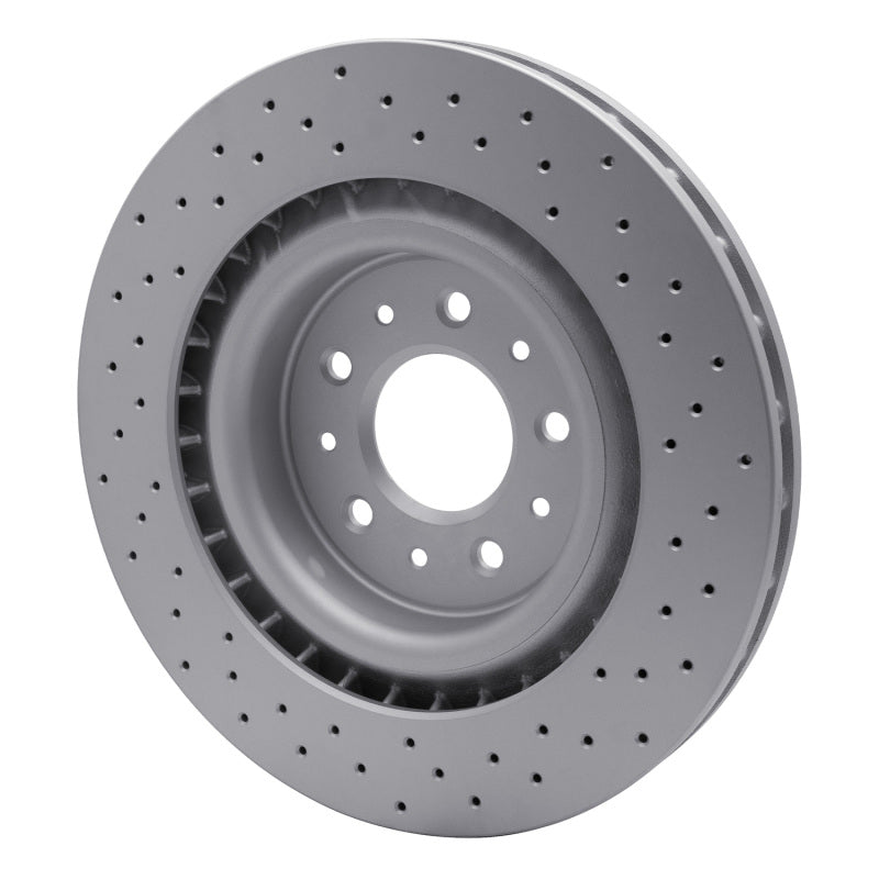 R1 00-06 Jaguar XKR Front Drilled GeoSPEC Coated Rotor