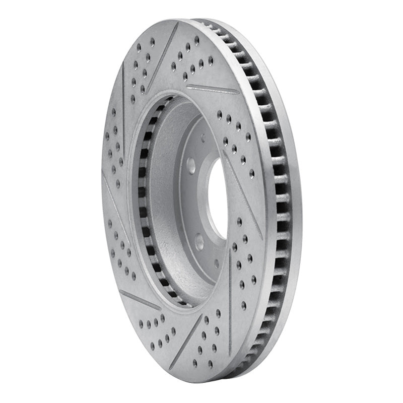 R1 03-08 Cadillac Seville Front Right Drilled & Slotted Geo-Carbon Rotor