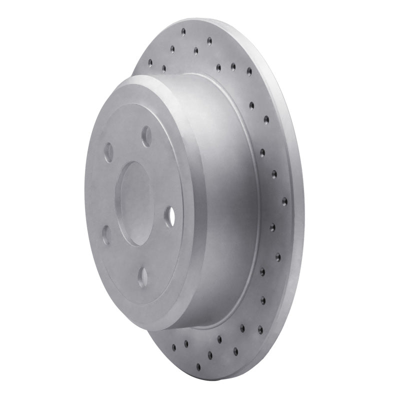 DFC 07-18 Jeep Wrangler Rear Left Drilled Geoperformance Rotor