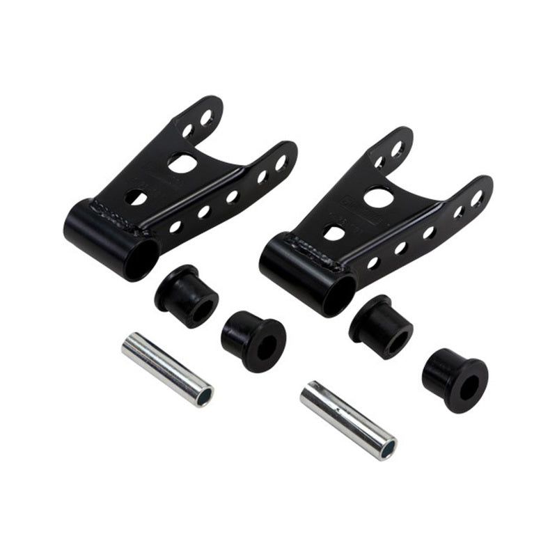 Belltech Shackle kit 2011+ Chevrolet Silverado/Sierra 3/4 Ton Pickup 1in Rear Drop