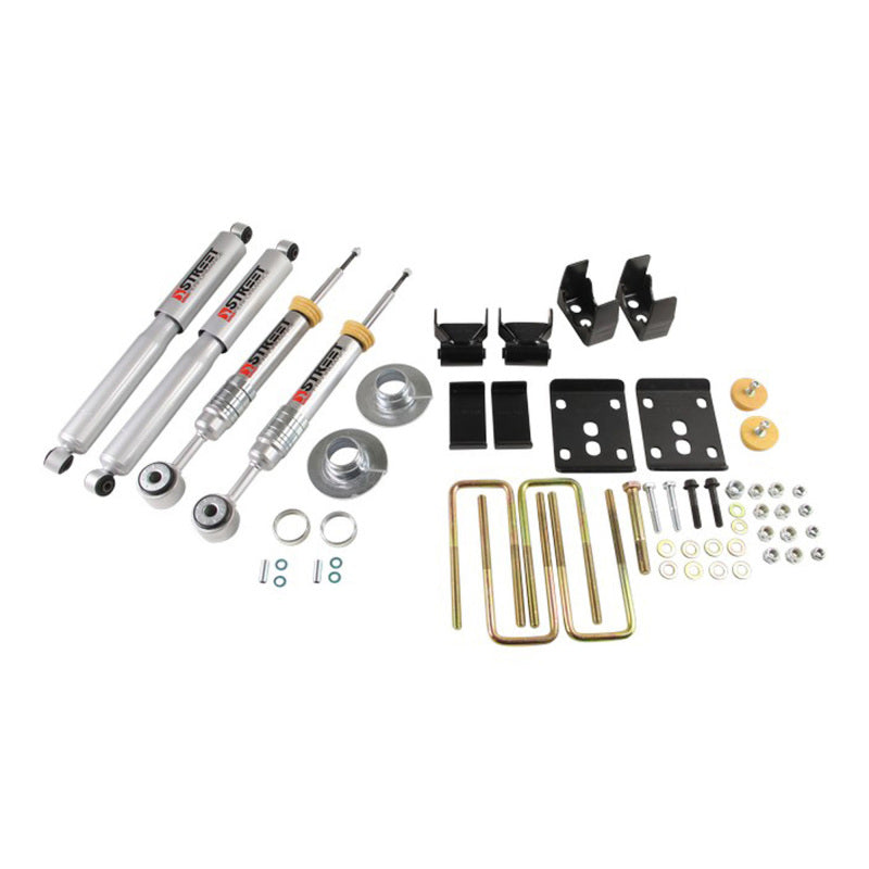 Belltech 09-13 Ford F150 Ext&Quad Cab Short Bed 2WD Lowering Kit w/ SP Shocks 5.5in R Drop