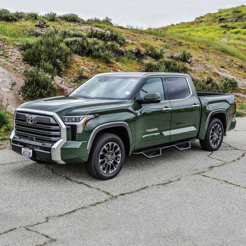 Westin 2022+ Toyota Tundra Crew Max Outlaw Nerf Step Bars - Textured Black