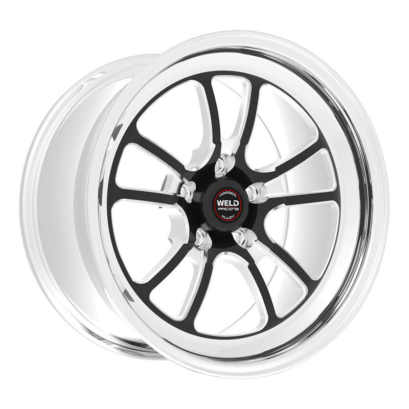 Weld S70 18x5 / 5x4.5 BP / 2.1in. BS Black Wheel (High Pad) - Non-Beadlock