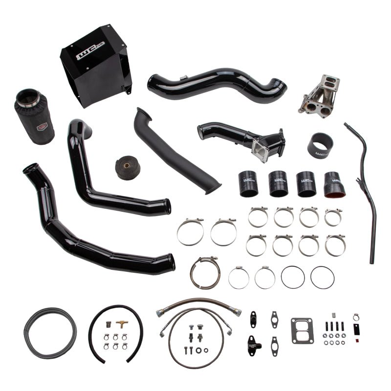 Wehrli 01-04 GM Duramax LB7 S300 Single Turbo Install Kit - Brizzle Blue