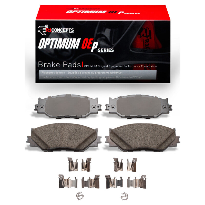 R1 2006-2015 Lexus IS250 Front R1 Optimum OE Pads & Hardware Kit