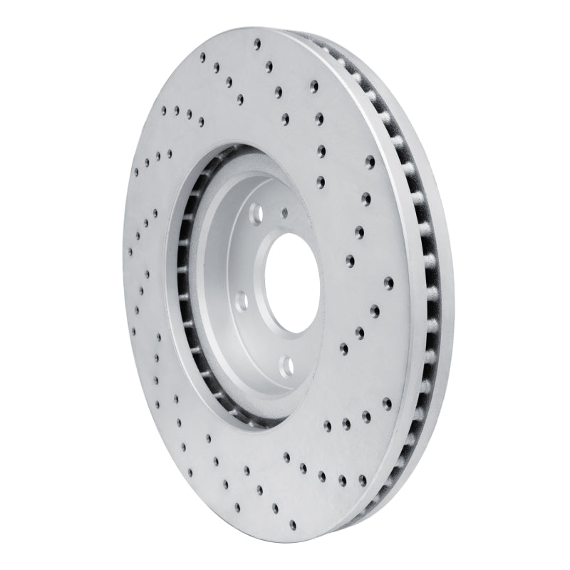 DFC 07-15 Infiniti G37 Front Left Drilled Geoperformance Rotor