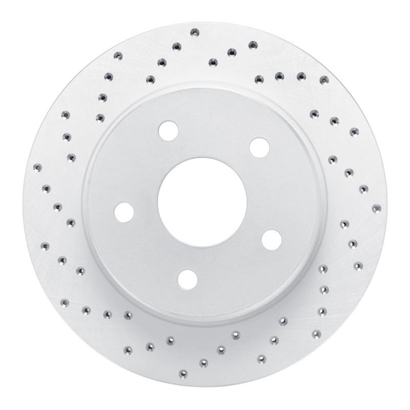 DFC 02-24 Chrysler Aspen Front Left Drilled Geoperformance Rotor