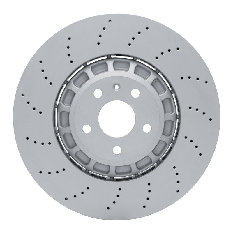 R1 22-25 Audi RS3 Front Drilled Carbon Alloy GeoMET Rotor