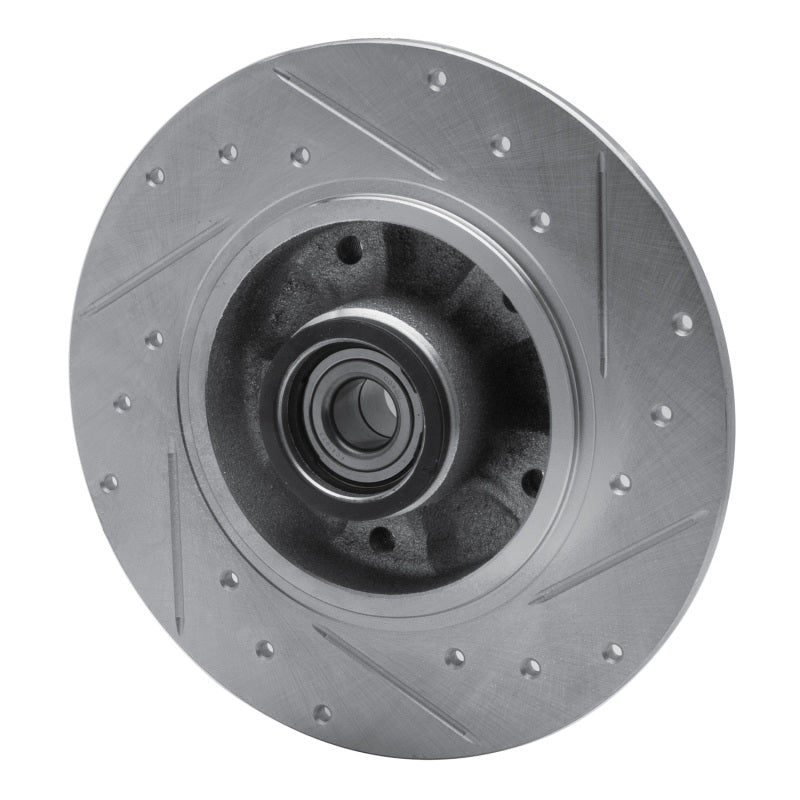 R1 02-11 Nissan APRio (Mexico) Front Left Drilled & Slotted Silver Brake Rotor
