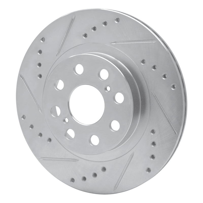 DFC 00-05 Toyota MR2 Spyder Rear Left Drilled & Slotted Silver Brake Rotor