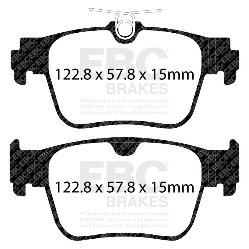 EBC 2022+ Volkswagen GTI/Golf R 2.0T (MK8) Bluestuff Rear Brake Pads