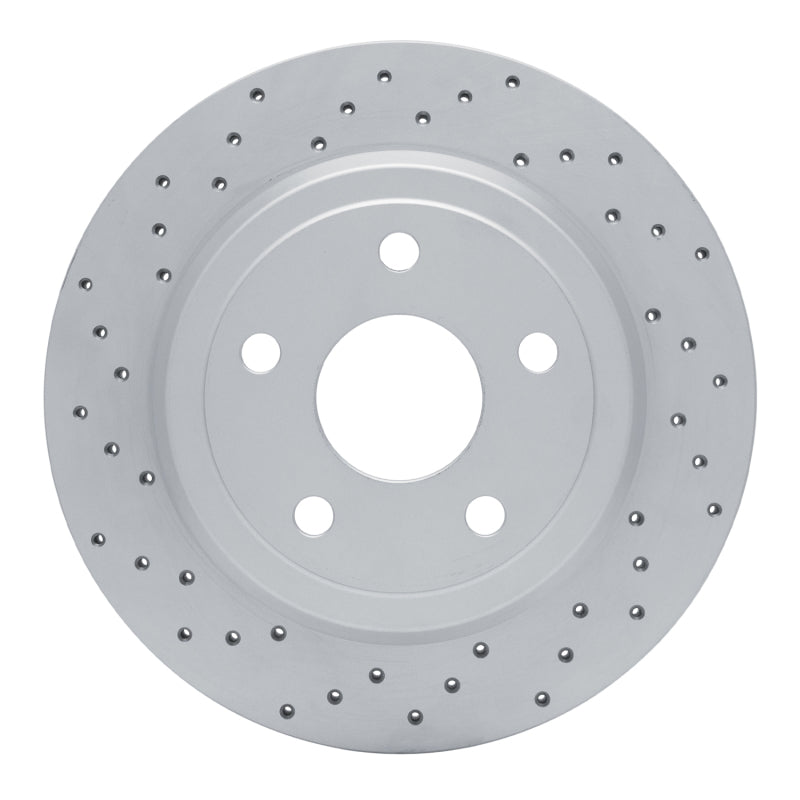 DFC 11-22 Dodge Durango Rear Left Drilled Geoperformance Rotor