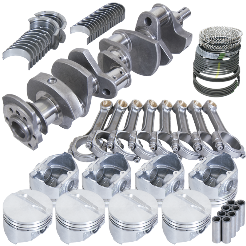 Eagle Chevy 350 3.750in Crank 5.700in I-Beam Rods -7cc Flat Top 4.040in Pistons Rotating Assembly