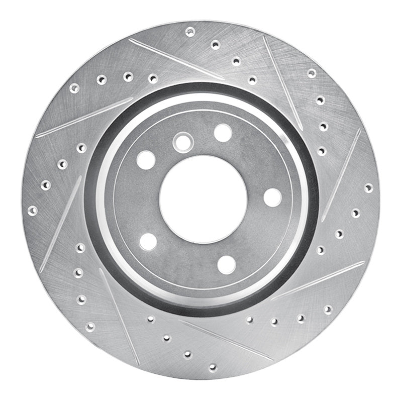 DFC 95-03 BMW Z8 Rear Right Drilled & Slotted Silver Brake Rotor