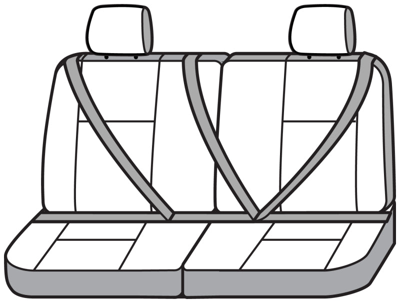 Covercraft 07-14 GMC Yukon Polycotton SeatSaver Custom Third Row Seat Covers - Grey