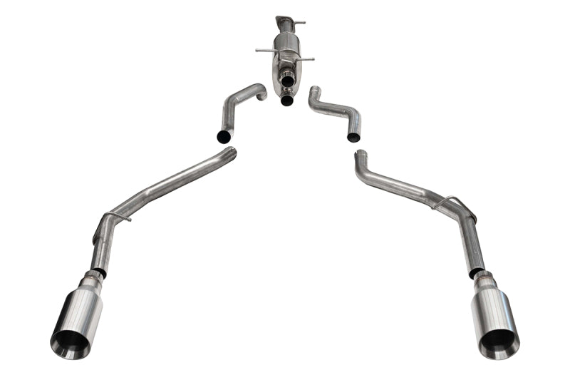 Corsa 2019+ Ram 1500 5.7L HEMI 3.0in Catback Exhaust System w/ 5.0in Flat Cut Dual Rear Exit Tips