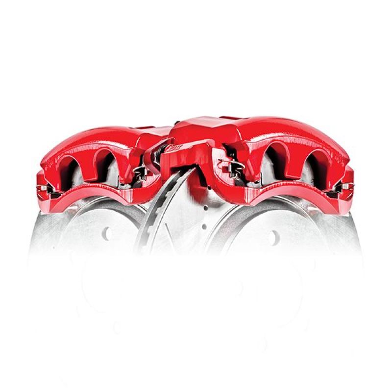 Power Stop 13-22 Ford F-250/F-350 Super Duty Rear Red Caliper Pair w/ Bracket
