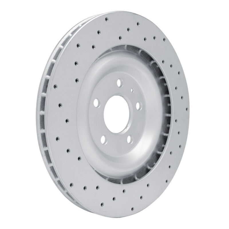 DFC 15-18 Porsche Macan Rear Right Drilled Geoperformance Rotor