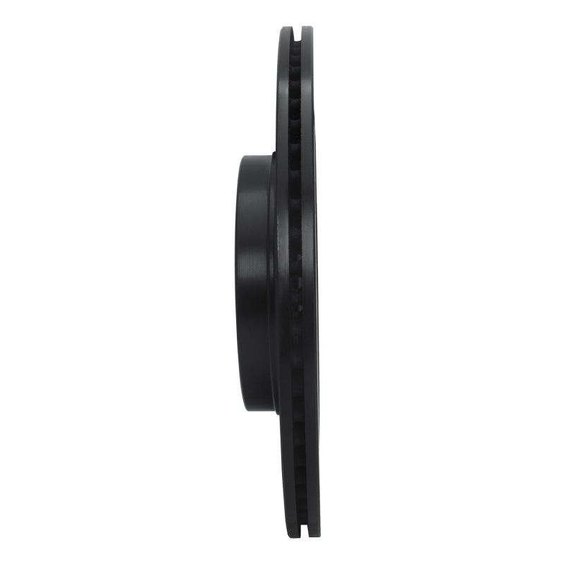 R1 04-11 Mazda RX-8 Rear Right Drilled & Slotted Black Brake Rotor