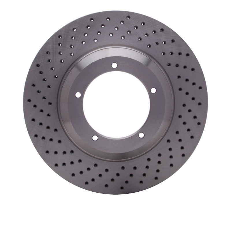 DFC 82-89 Porsche 911 Left Front Drilled Brake Rotor