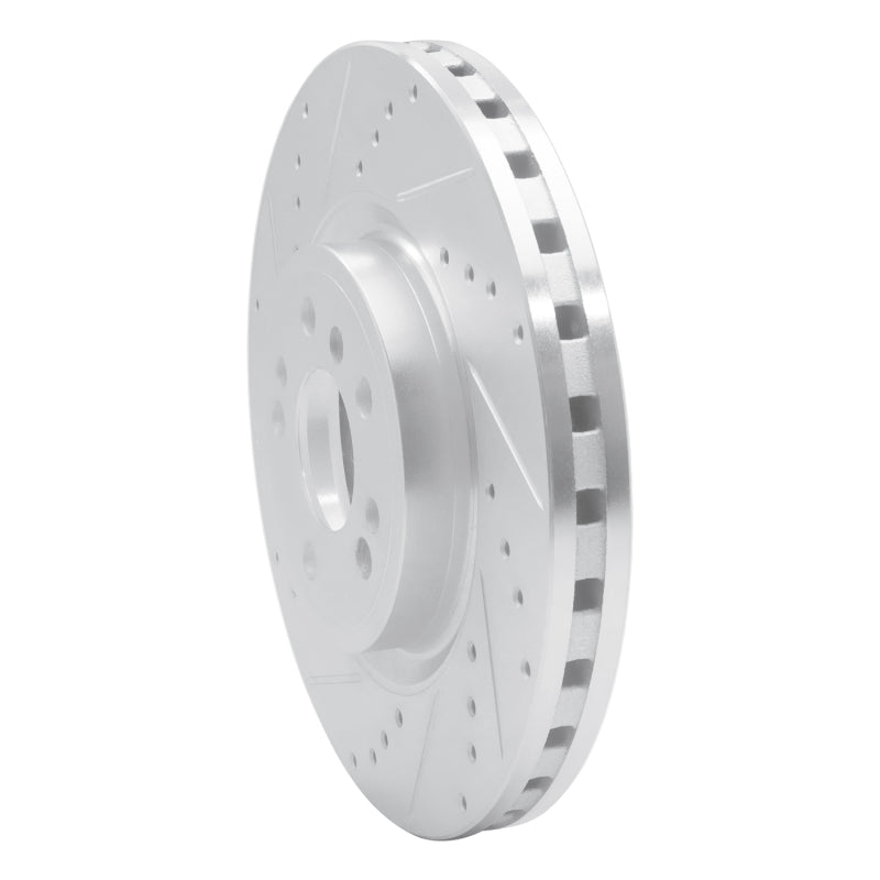 DFC 12-18 Mercedes-Benz ML250 Front Left Drilled & Slotted Silver Brake Rotor
