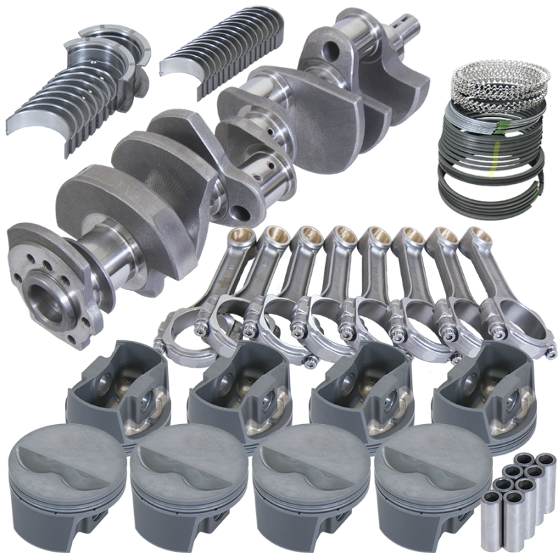 Eagle Chevy LT1350 1Pc 3.480in Crank 5.700in I-Beam Rods -5cc 4.000in Pistons Rotating Assembly