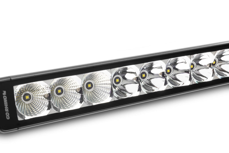 Go Rhino Xplor Bright Series Sgl Row LED Light Bar (Side/Track Mount) 32in. - Blk