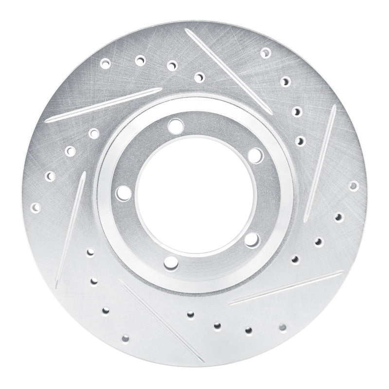 DFC 03-05 Dodge H100 (Mexico) Front Right Drilled & Slotted Silver Brake Rotor