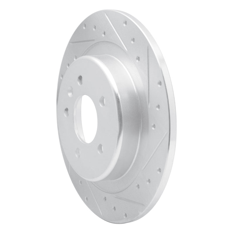 DFC 16-18 Buick Envision Rear Right Drilled & Slotted Silver Brake Rotor
