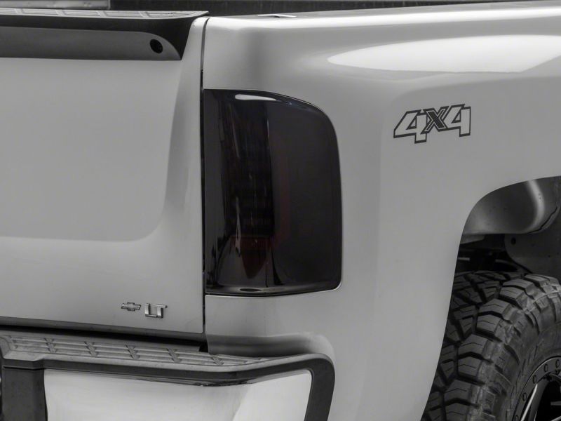 Raxiom 07-14 Chevrolet Silverado 1500 Axial Series LED Tail Lights- Black Housing (Smoked Lens)