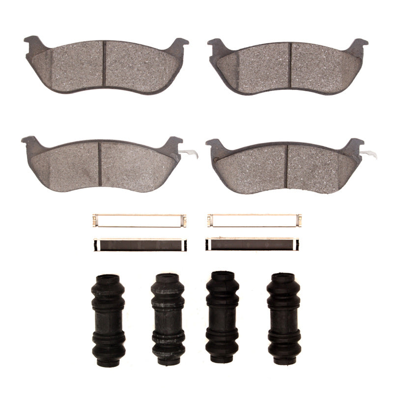 R1 1996-2002 Ford Crown Victoria Rear R1 Semi Met Pads & Hardware Kit