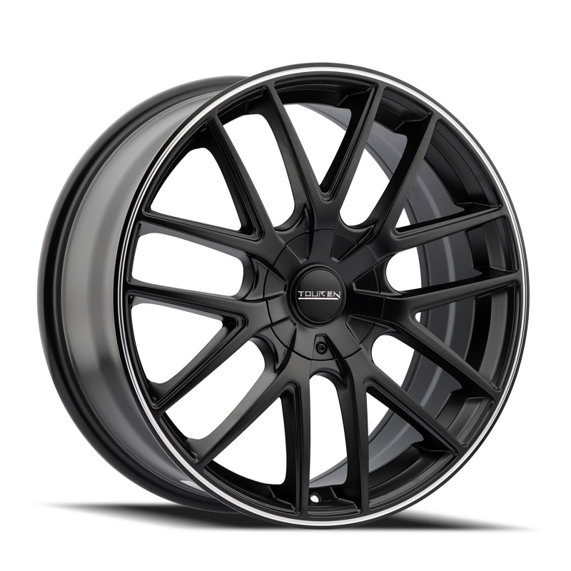 Touren 3260 TR60 17x7.5 / 5x100/114.3 BP / 42mm Offset / 72.62mm Hub Matte Black Machined Wheel