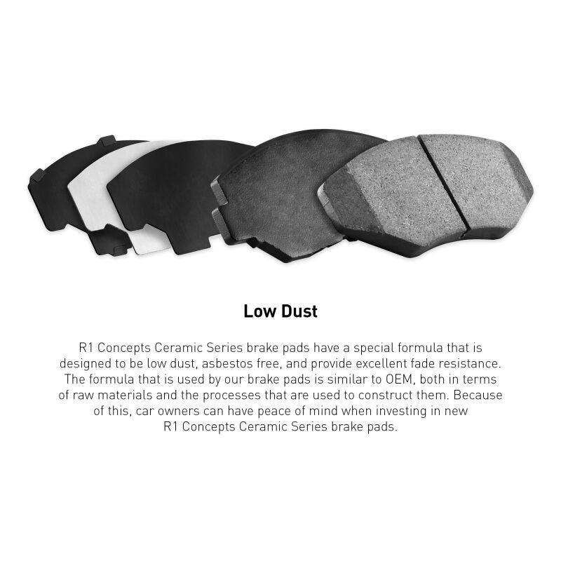 R1 96-12 Ford Fiesta (Mexico) Front Ceramic Pads