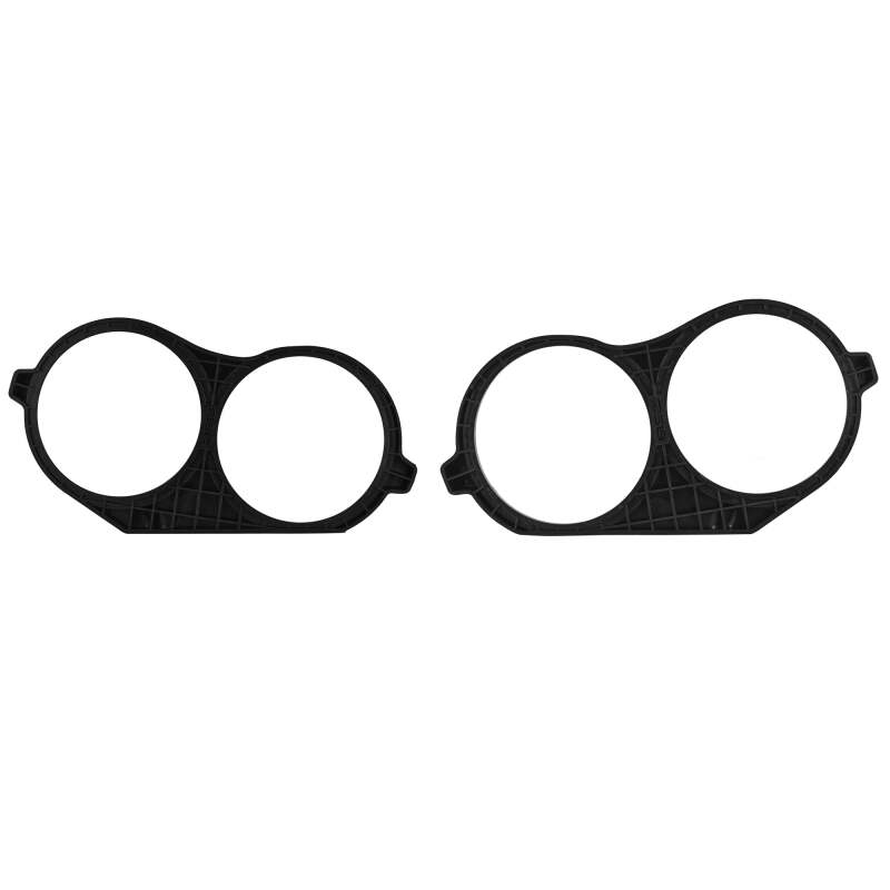 DS18 14-23 Harley Davidson Saddle Bag Mid Bass Adapter Ring 2x 10in ABS Black