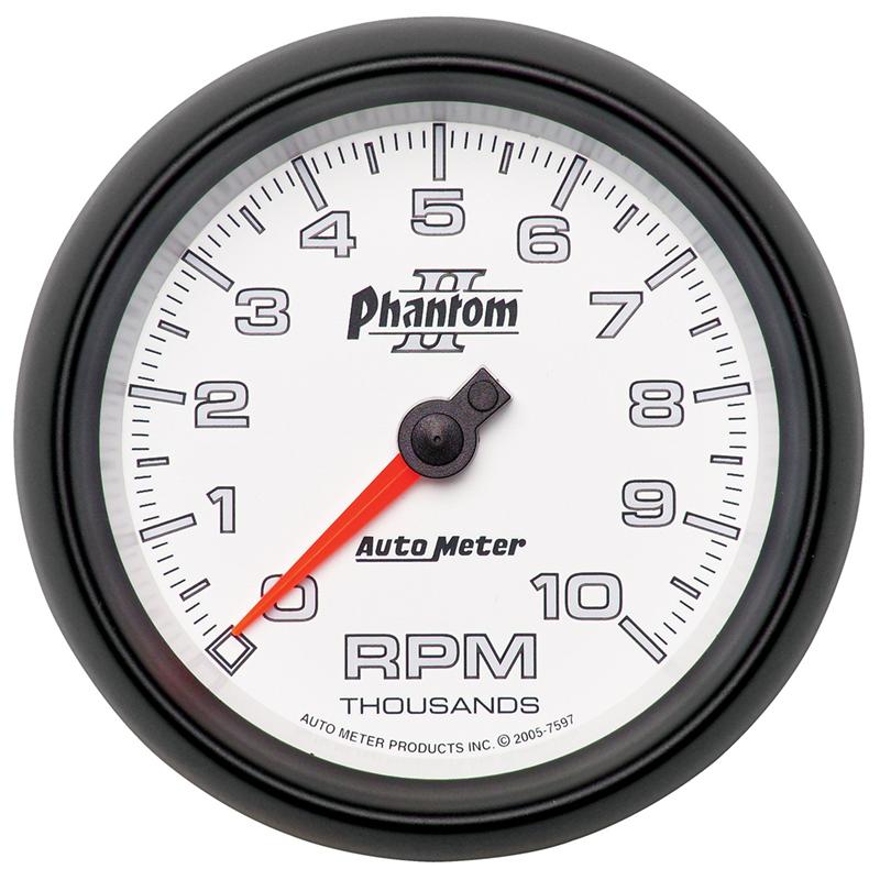 Autometer Phantom II 52.4mm SSE 100-250 Deg F Water Temperature Gauge