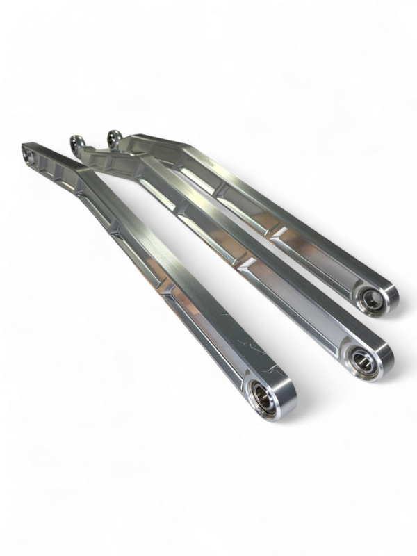 Elektric Offroad 2017+ Can Am Maverick X3 Volt Billet Radius Rods Anodized Clear (RS 72In Model)