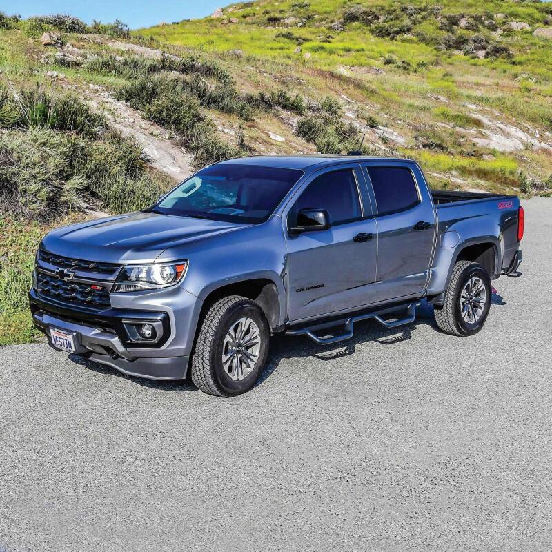 Westin 15-22 Chevrolet Colorado / GMC Canyon Crew Cab Outlaw Nerf Step Bars - Textured Black