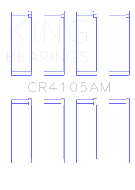 King Engine Bearings Mazda FS-DE L4/FP L4/FS L4  DOHC 16 Valve Rod Bearing Set - Size STD