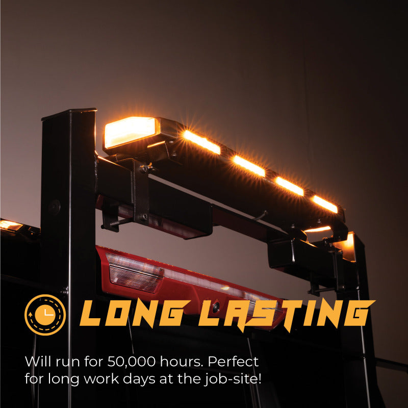Putco 36In Universal 36In Tri Color Hornet Light (Amber/Blue/White) - LED Stealth Rooftop Strobe Bar