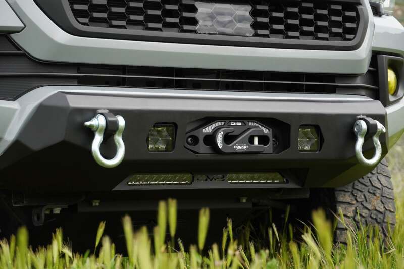 DV8 16-23 Toyota Tacoma Center Mount Winch Front Bumper