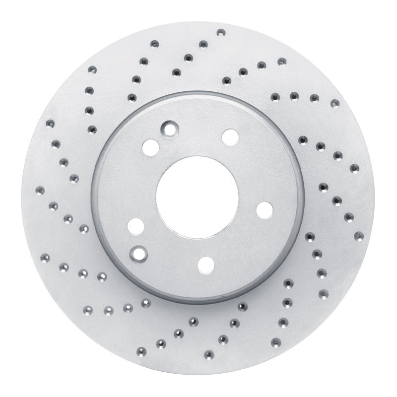 DFC 96-11 Chrysler Crossfire Front Left Drilled Geoperformance Rotor