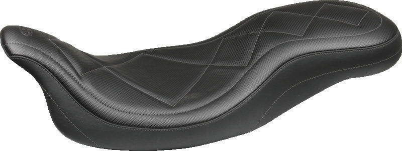 Mustang 06-21 Kawasaki Vulcan 900 Classic, Custom Standard Touring 1PC Seat w/Studs - Black