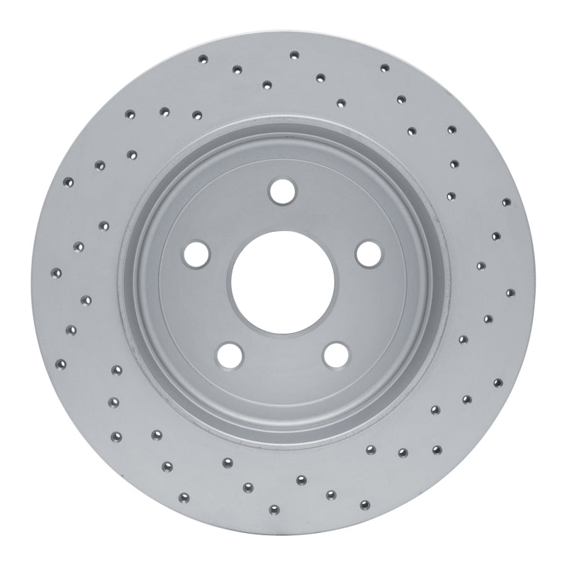 DFC 11-22 Dodge Durango Rear Left Drilled Geoperformance Rotor