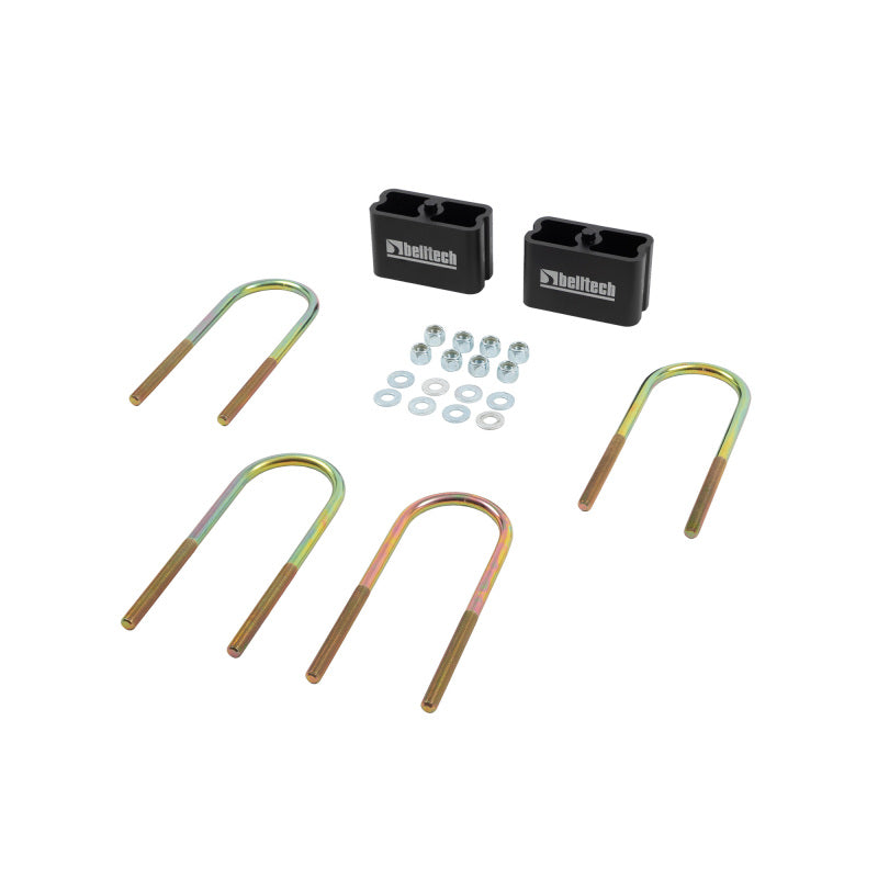 Belltech LOWERING BLOCK KIT 3inch EXTRUDED BLOCKS