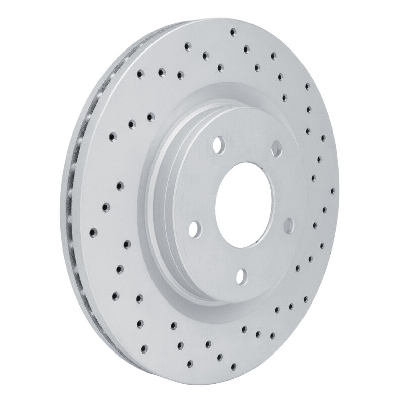 DFC 11-19 Nissan Sentra Front Right Drilled Geoperformance Rotor