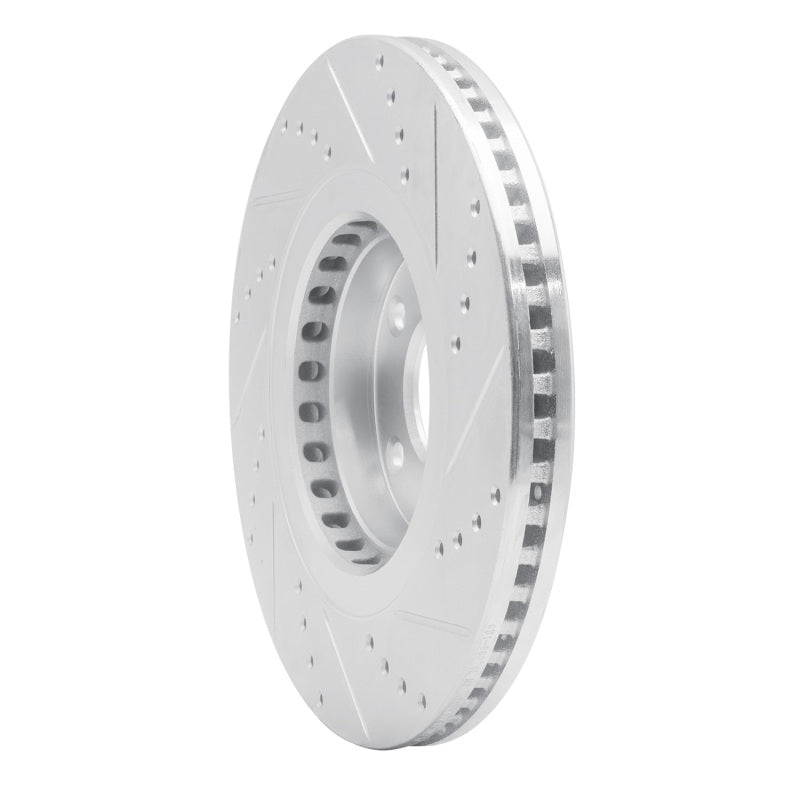 DFC 16-25 Mazda 6 Front Left Drilled & Slotted Silver Brake Rotor