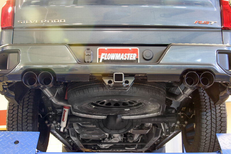Flowmaster 19-25 GM 1500 5.3L American Thunder Cat-Back Exhaust System - Quad Tips