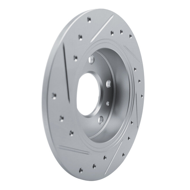 R1 20-25 Buick Encore GX Rear Right Drilled & Slotted Silver Brake Rotor