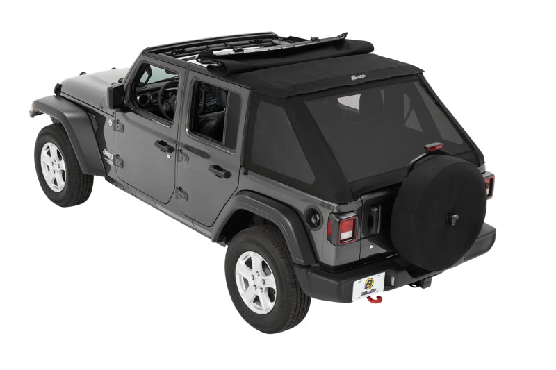 Bestop 18-26 Jeep Wrangler JL 4-Door Trektop (Premium Black Twill)
