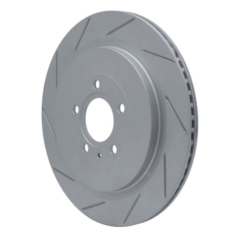 DFC 13-14 Ford Mustang Rear Left Slotted Geoperformance Rotor